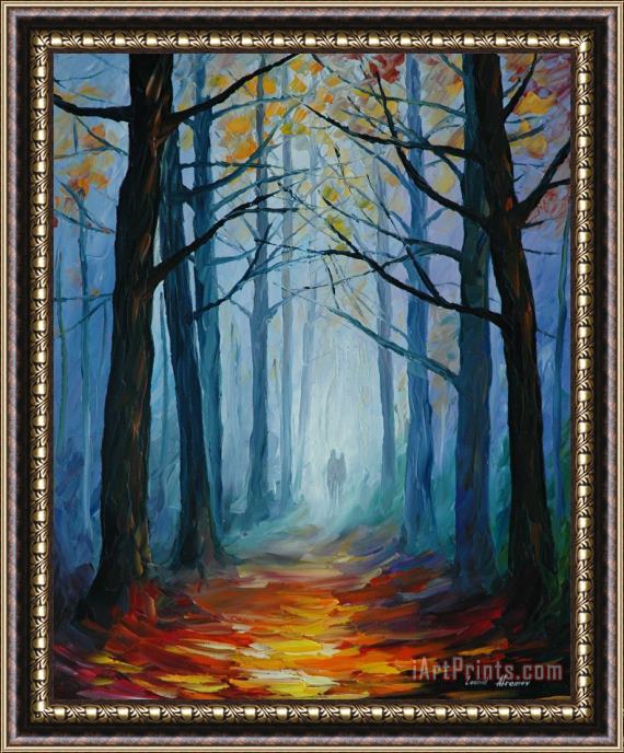 Leonid Afremov Wise Forest Framed Painting