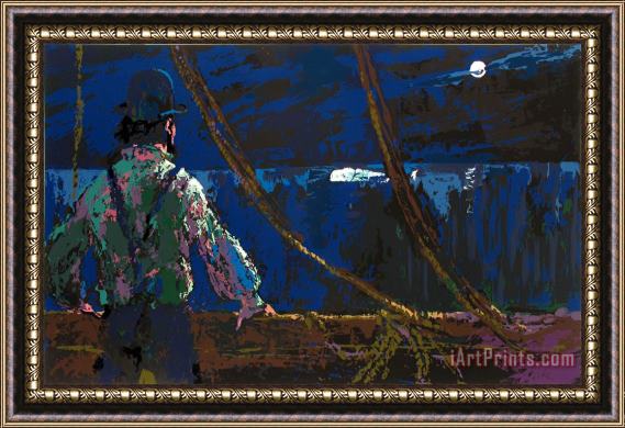 Leroy Neiman Ahab at The Night Watch Framed Painting
