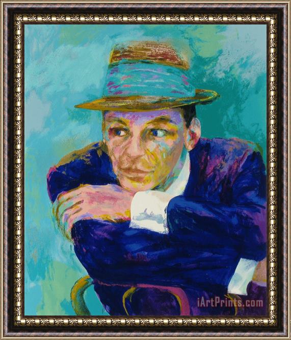 Leroy Neiman Frank Sinatra The Voice Framed Painting