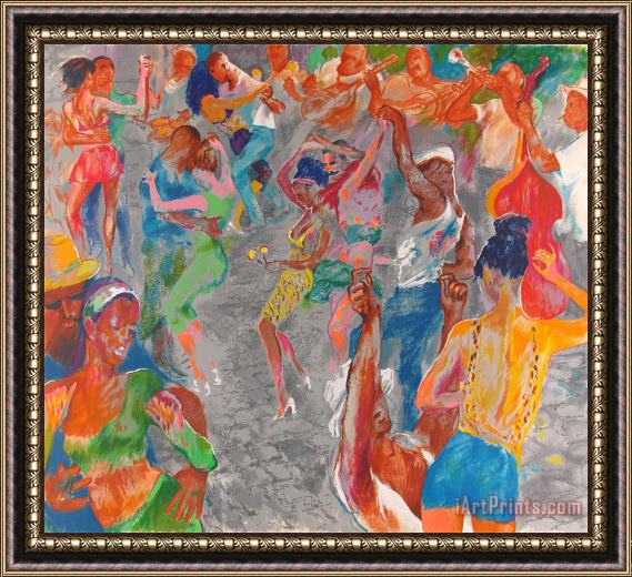 Leroy Neiman Havana Rhythm Framed Painting