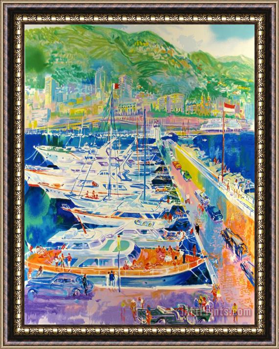 Leroy Neiman Monte Carlo Suite Framed Painting