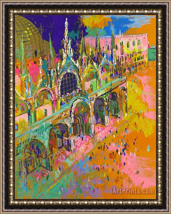 Leroy Neiman Piazza San Marco Framed Painting