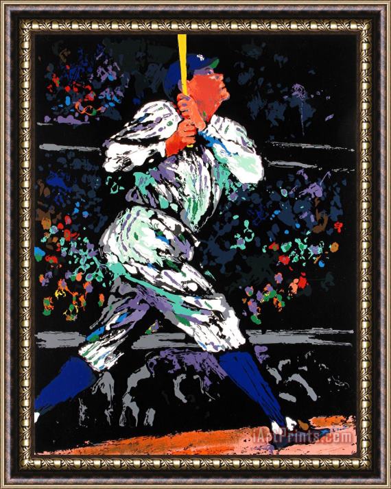 Leroy Neiman The Babe Framed Painting
