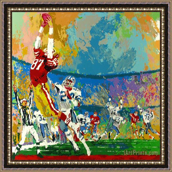 Leroy Neiman The Catch Framed Painting