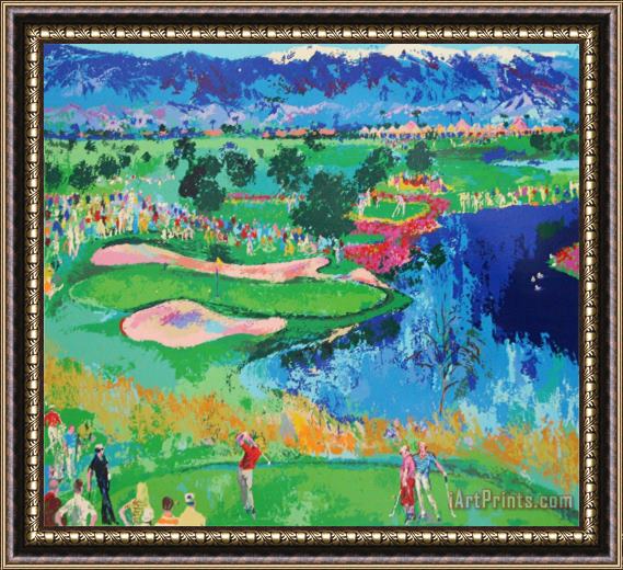 Leroy Neiman The Cove at Vintage Framed Painting