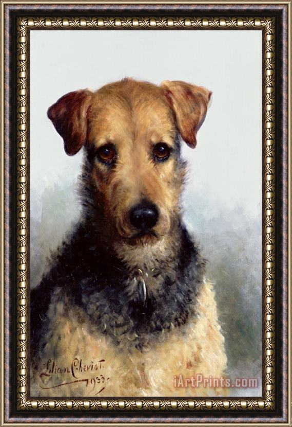 Lilian Cheviot Wire Fox Terrier Framed Print