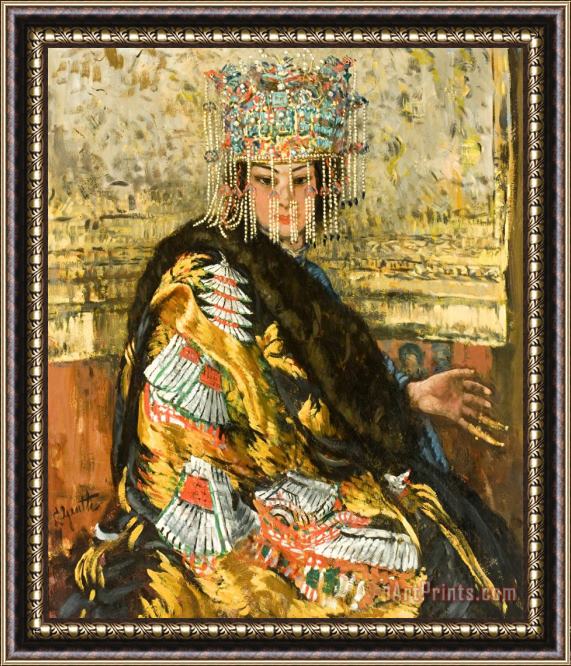 Lillian Genth Manchu Girl, Peking Framed Print