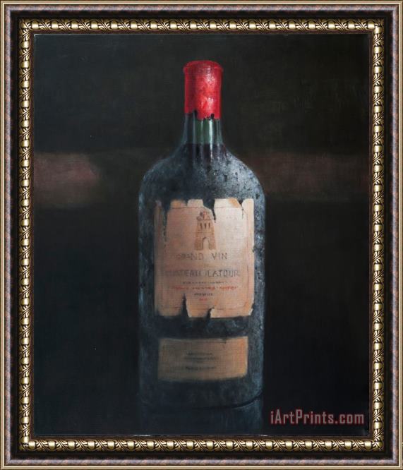 Lincoln Seligman Chateau Latour Framed Painting