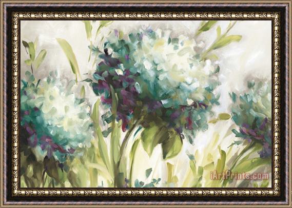 Lisa Audit Hydrangea Field Framed Painting