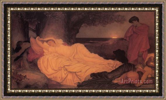 Lord Frederick Leighton Cymon And Iphigenia Framed Painting