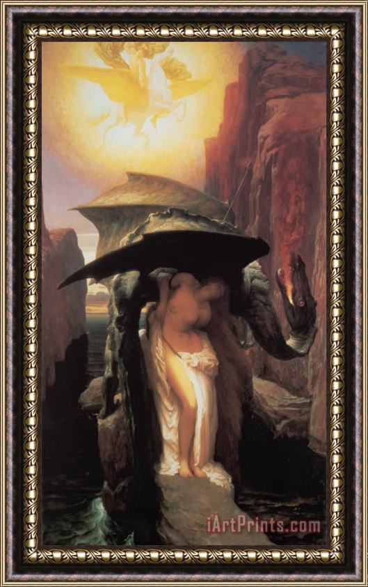 Lord Frederick Leighton Perseus And Andromeda Framed Painting
