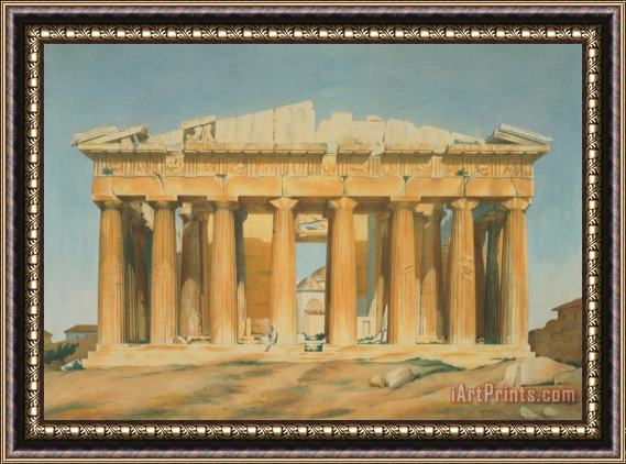 Louis Dupre The Parthenon Framed Print