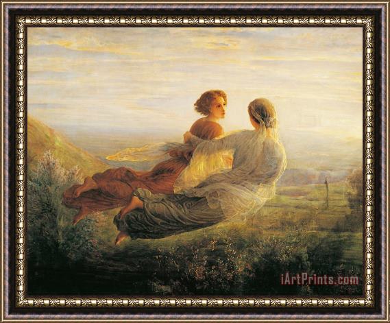 Louis Janmot The Departure Of The Soul Framed Print