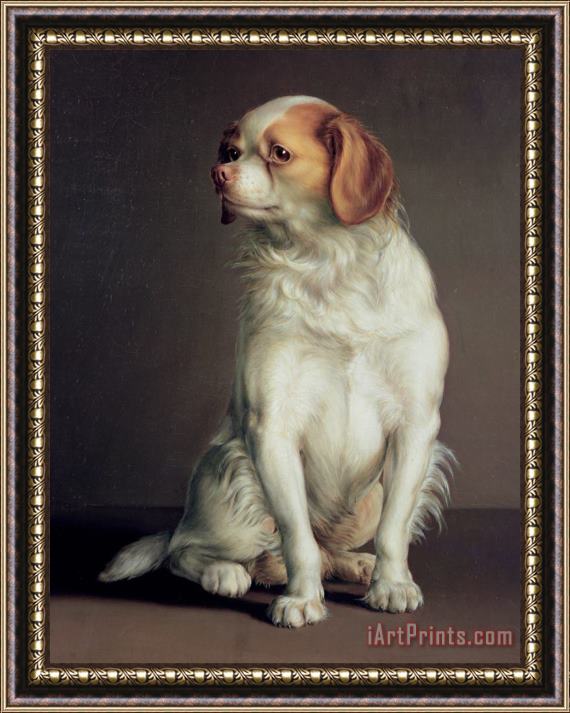 Louis Leopold Boilly Portrait Of A King Charles Spaniel Framed Print