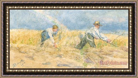 LP Smythe Harvester Framed Painting
