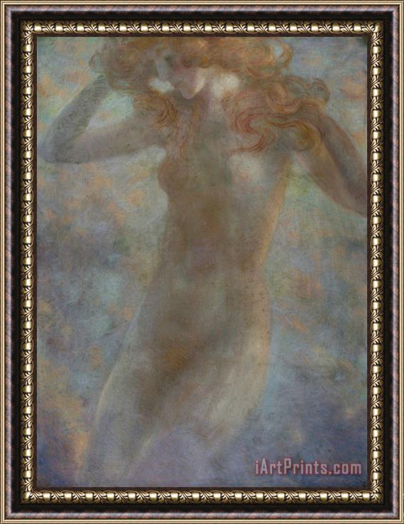 Lucien Levy-Dhurmer The Nymph Framed Painting