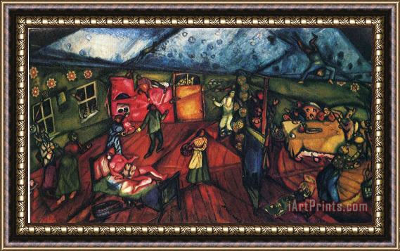 Marc Chagall Birth 1912 Framed Print