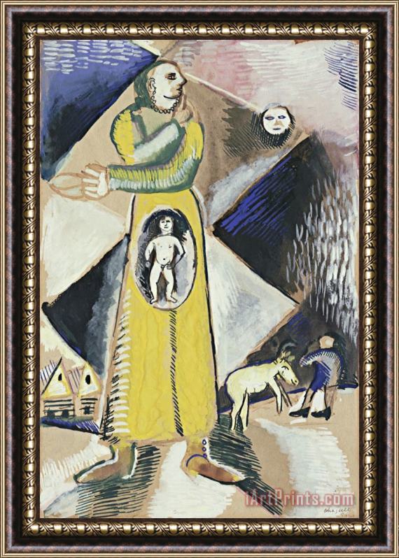 Marc Chagall Maternity. (1912) Framed Painting