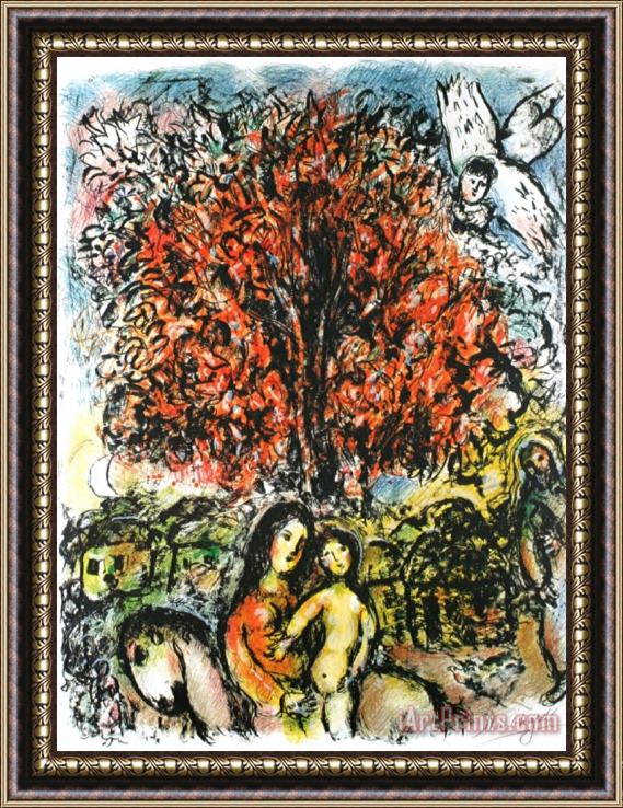 Marc Chagall Sainte Famille Framed Painting