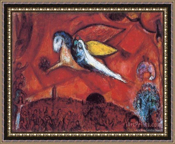 Marc Chagall Study to Song of Songs Iv 1958 4 Framed Print