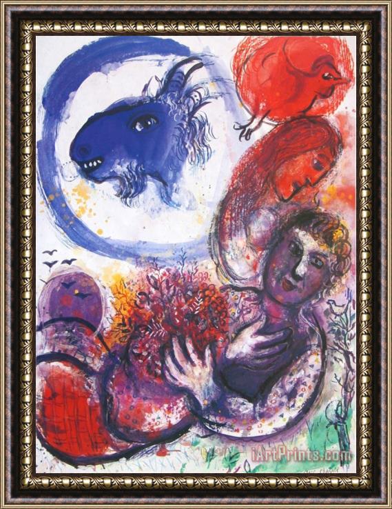 Marc Chagall The Blue Goat Framed Print