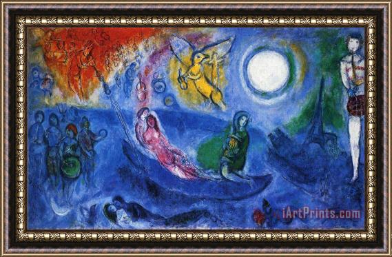 Marc Chagall The Concert 1957 Framed Painting