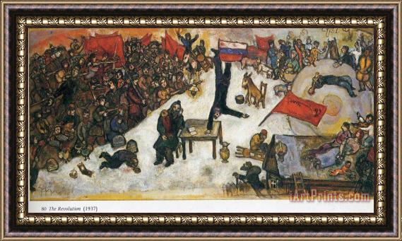 Marc Chagall The Revolution 1937 Framed Print