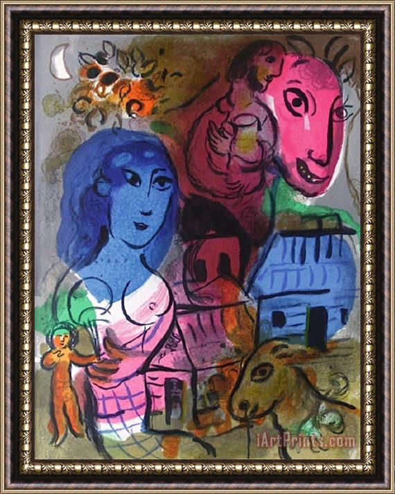 Marc Chagall Xxeme Siecle Hommage a Marc Chagall Framed Print