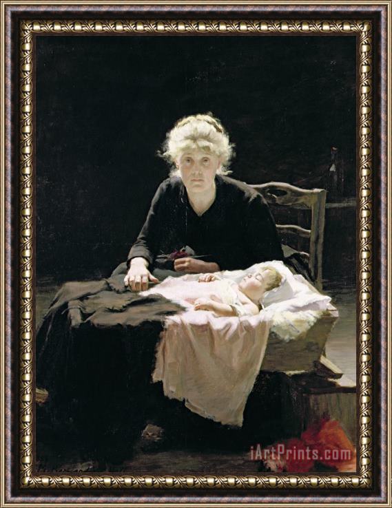Margaret Hall Fantine Framed Painting