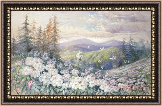 Marian Ellis Rowan Spring Landscape Framed Print