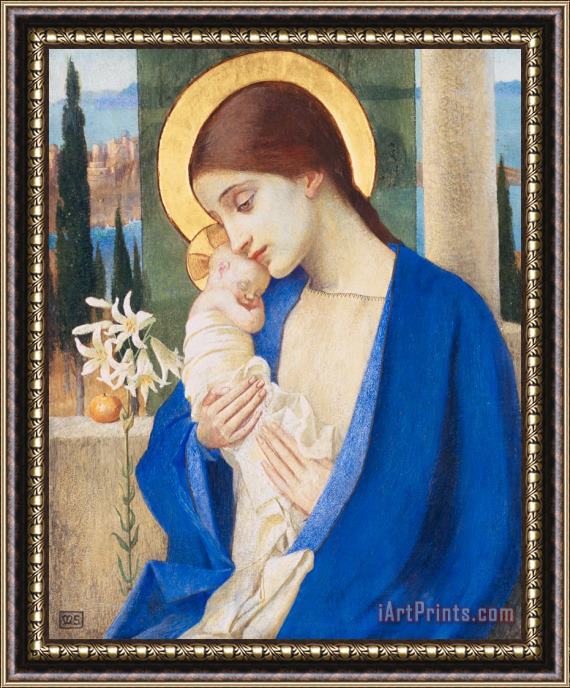 Marianne Stokes Madonna and Child Framed Painting