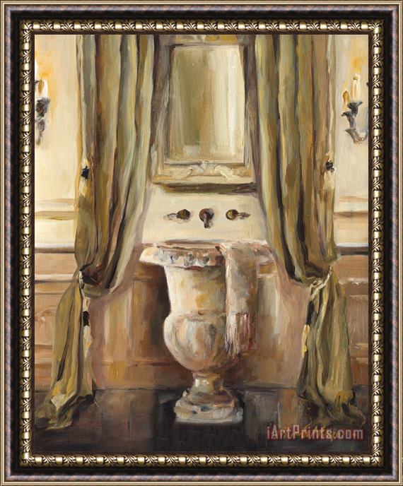 Marilyn Hageman Classical Bath Iv Framed Painting