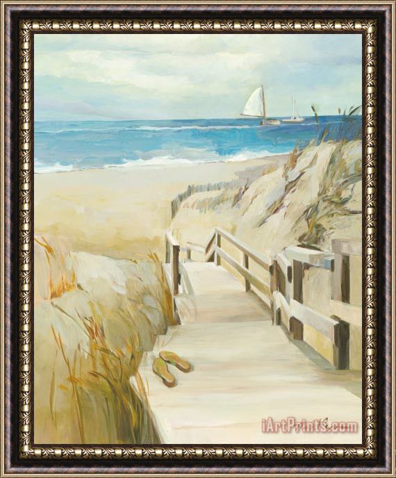 Marilyn Hageman Coastal Escape Framed Painting