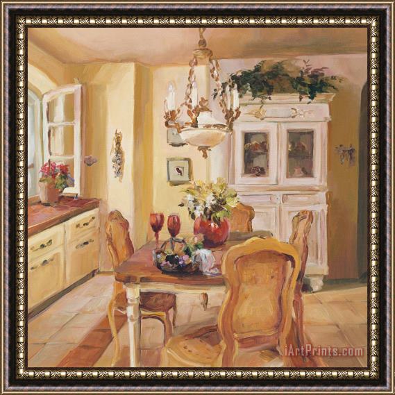 Marilyn Hageman French Kitchen I Framed Painting