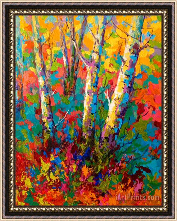 Marion Rose Abstract Autumn II Framed Painting