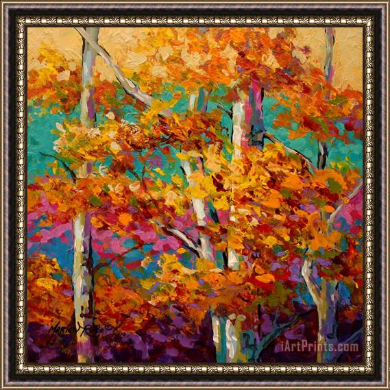 Marion Rose Abstract Autumn III Framed Print