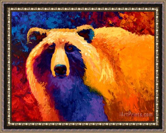 Marion Rose Abstract Grizz II Framed Painting