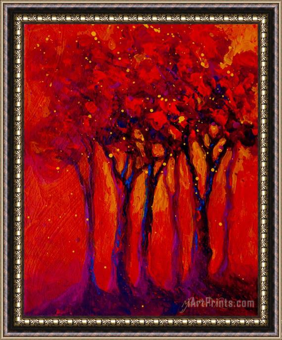 Marion Rose Abstract Landscape 2 Framed Painting
