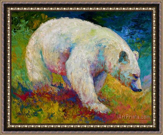 Marion Rose Creamy Vanilla - Kermode Spirit Bear Of BC Framed Print