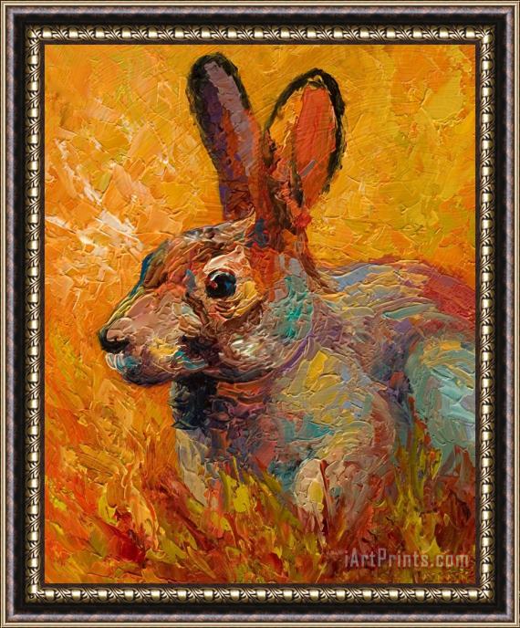 Marion Rose Forest Rabbit III Framed Painting