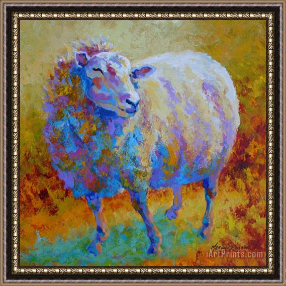 Marion Rose Me Me Me - Sheep Framed Painting