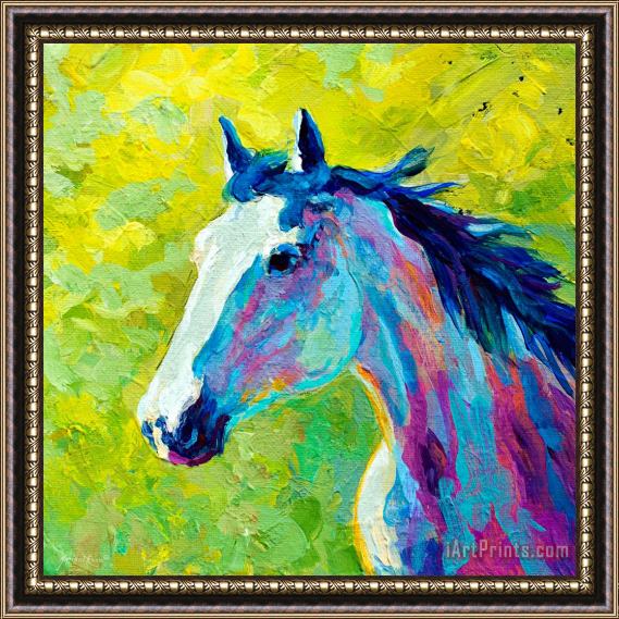 Marion Rose Mustang Framed Painting
