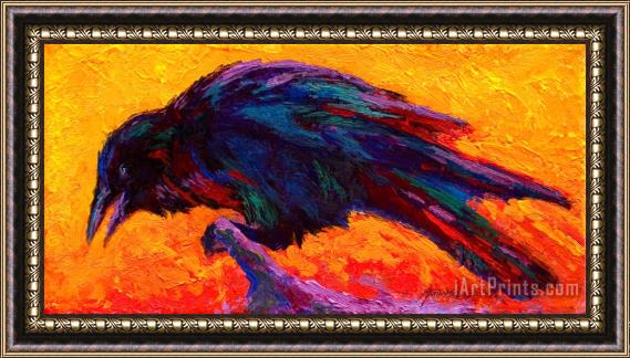 Marion Rose Raven Framed Painting