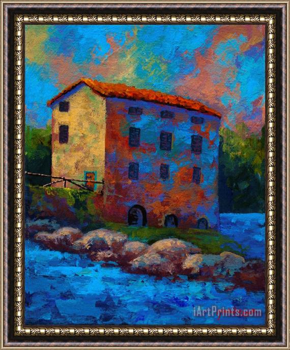 Marion Rose Tuscan Mill Framed Painting