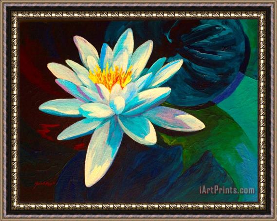 Marion Rose White Lily III Framed Print