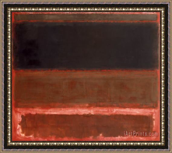 Mark Rothko Four Darks in Red 1958 Framed Print