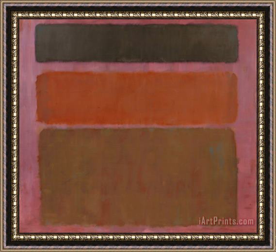 Mark Rothko No. 16 (red, Brown, And Black) C.1958 Framed Print