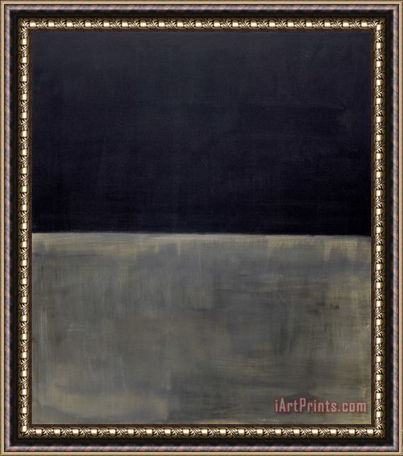 Mark Rothko Untitled (black on Gray) Framed Painting