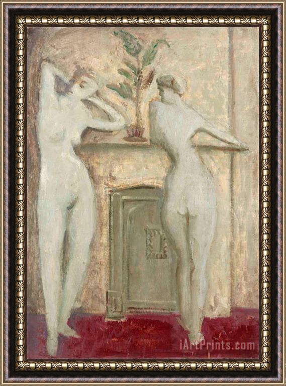 Mark Rothko Untitled (standing Figures), 1930 Framed Painting