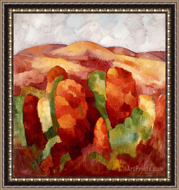 Marsden Hartley Mountains, No. 19 Framed Painting